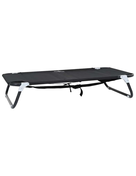 Letto per Cani Nero 90 x 55 x 18 cm Acciaio