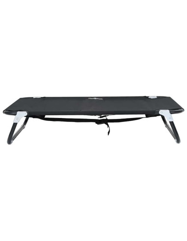 Letto per Cani Nero 90 x 55 x 18 cm Acciaio