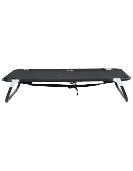 Letto per Cani Nero 90 x 55 x 18 cm Acciaio