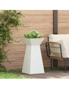 Vaso a Pilastro 2 pcs Bianco 35 x 35 x 73 cm