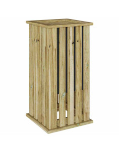 Cassoni fioriti Marrone 33 x 33 x 65 cm 2