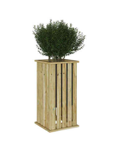 Cassoni fioriti Marrone 33 x 33 x 65 cm