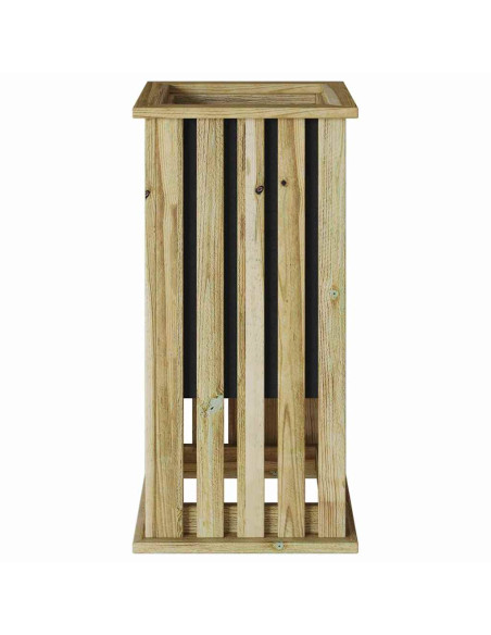 Cassoni fioriti Marrone 33 x 33 x 65 cm