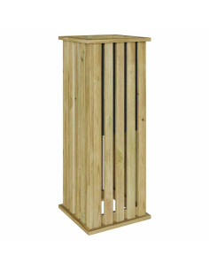 Cassoni fioriti Marrone 33 x 33 x 85 cm 2