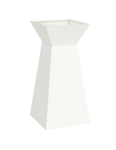Vaso a Pilastro 2 pcs Bianco 35 x 35 x 73 cm