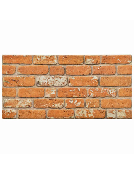Pannelli da parete 10 pcs Mattone 100 x 50 cm Schiuma EPS