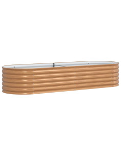 Letto Rialzato Marrone 240 x 80 x 44 cm Acciaio 2