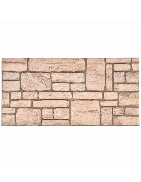 Pannelli da parete 10 pcs Beige 100 x 50 cm Schiuma EPS