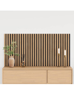 Pannelli da parete 2 pcs Naturale 60,5 x 60 cm