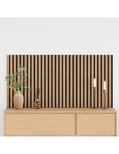 Pannelli da parete 2 pcs Naturale 60,5 x 60 cm