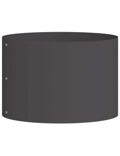Anello per vaso Nero 30 x 30 x 20 cm Acciaio laminato a freddo 2