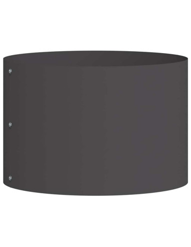 Anello per vaso Nero 30 x 30 x 20 cm Acciaio laminato a freddo