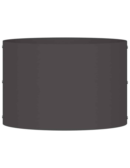 Anello per vaso Nero 30 x 30 x 20 cm Acciaio laminato a freddo