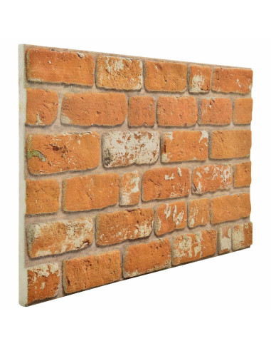 Pannelli da parete 10 pcs Mattone 100 x 50 cm Schiuma EPS