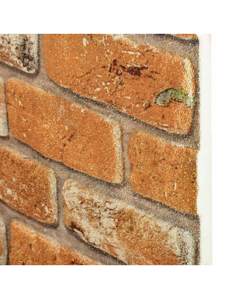 Pannelli da parete 10 pcs Mattone 100 x 50 cm Schiuma EPS