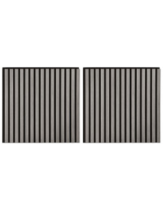 Pannelli da parete 2 pcs Grigio 60,5 x 60 cm 2