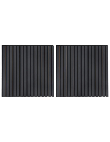 Pannelli da parete 2 pcs Antracite 60,5 x 60 cm