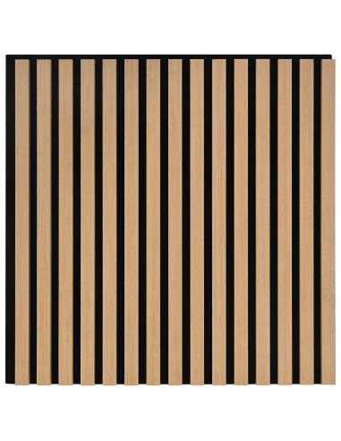Pannelli da parete 8 pcs Naturale 60,5 x 60 cm