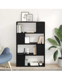 Set mobile TV Nero 80 x 24 x 125 cm Legno multistrato