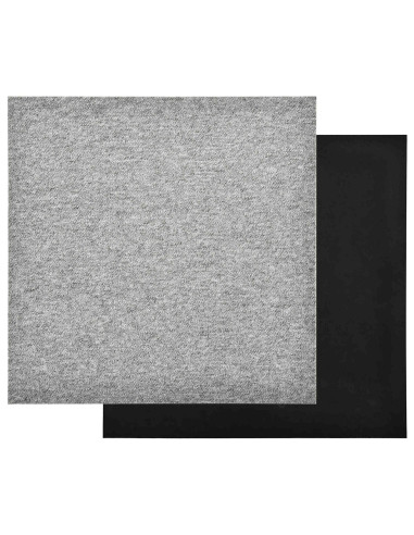 Tappeto 20 pcs Grigio chiaro 50 x 50 cm 100% Polipropilene