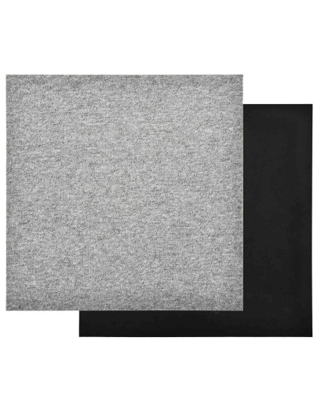 Tappeto 20 pcs Grigio chiaro 50 x 50 cm 100% Polipropilene