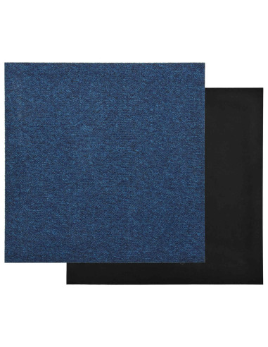 Tappeto 20 pcs Blu Scuro 50 x 50 cm 100% Polipropilene