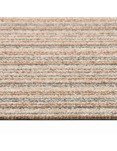 Tappeto 20 pcs Beige Striato 50 x 50 cm 100% Polipropilene