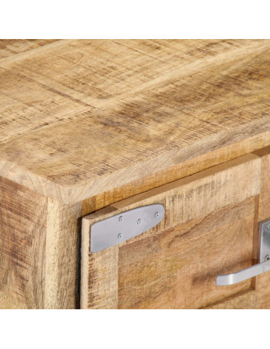 Tavolino da Salotto 70x70x30 cm in Legno Massello di Mango