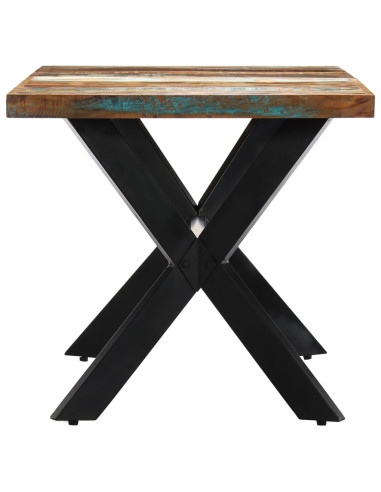 Tavolo da Pranzo 160x80x75 cm in Legno Massello di Recupero