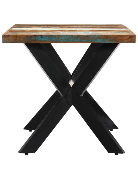 Tavolo da Pranzo 160x80x75 cm in Legno Massello di Recupero