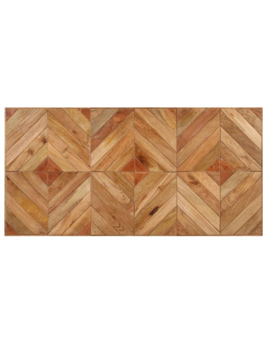 Tavolo da Pranzo 140x70x76 cm in Legno Massello Acacia e Mango