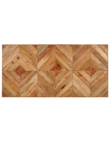 Tavolo da Pranzo 140x70x76 cm in Legno Massello Acacia e Mango