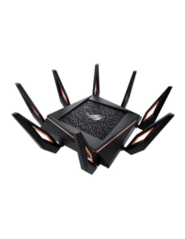 ASUS Rapture GT-AX11000 router wireless Gigabit Ethernet Banda tripla (2.4 GHz/5 GHz/5 GHz) Nero