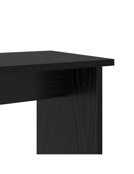 Set mobile TV Rovere Nero 180 x 30 x 43 cm Legno multistrato