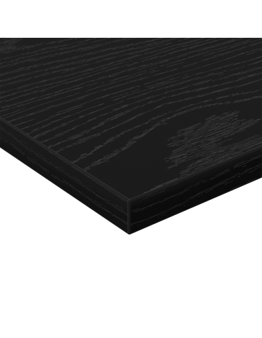 Scaffale 4 pcs Nero 40 x 30 x 1,5 cm Legno multistrato