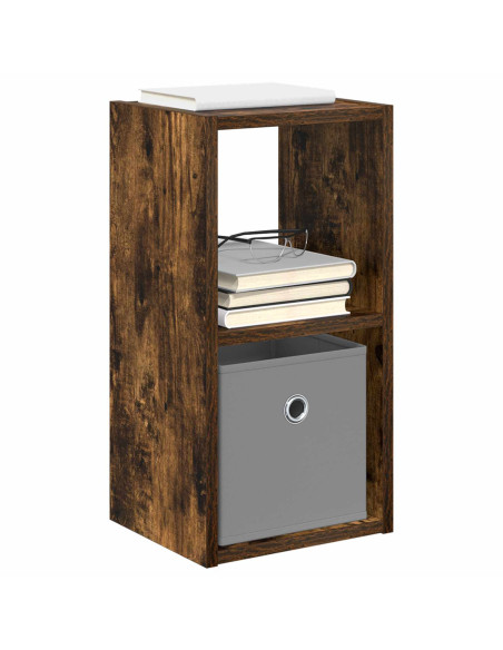 Comodino Rovere fumé 25,5 x 22 x 49,5 cm Legno multistrato