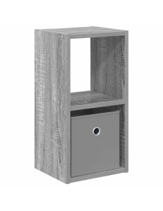 Comodino Grigio Sonoma 25,5 x 22 x 49,5 cm Legno multistrato 2