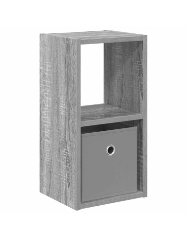 Comodino Grigio Sonoma 25,5 x 22 x 49,5 cm Legno multistrato