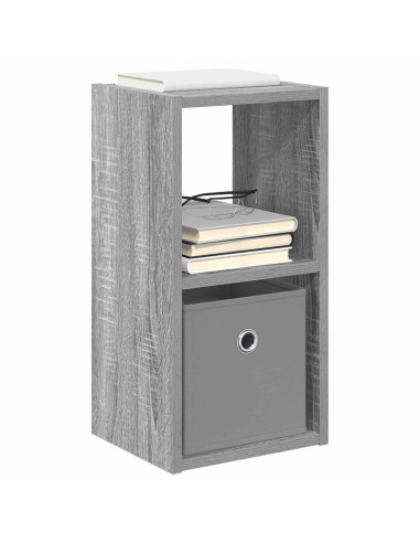 Comodino con cassetto 2 pcs Grigio Sonoma 25,5 x 22 x 49,5 cm