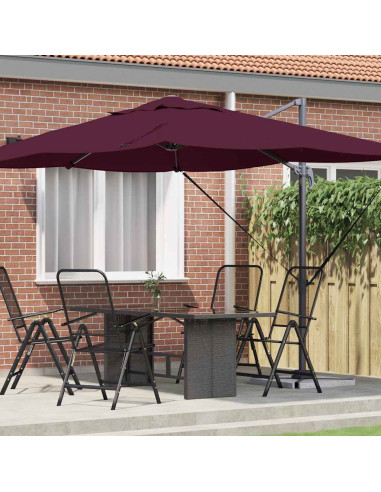 Ombrellone Rosso Bordeaux 351 x 250 x 260 cm