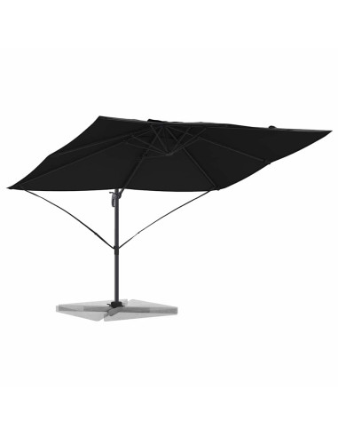 Ombrellone Nero 351 x 250 x 260 cm Poliestere e Alluminio