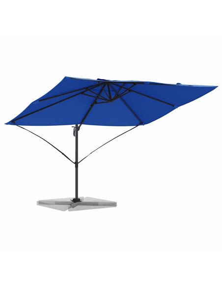 Ombrellone Azzurro 351 x 250 x 260 cm Poliestere e Alluminio