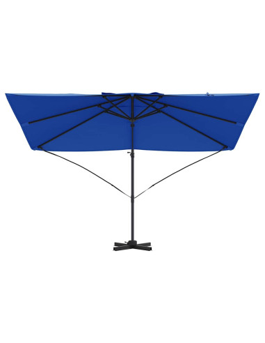 Ombrellone Azzurro 351 x 250 x 260 cm Poliestere e Alluminio
