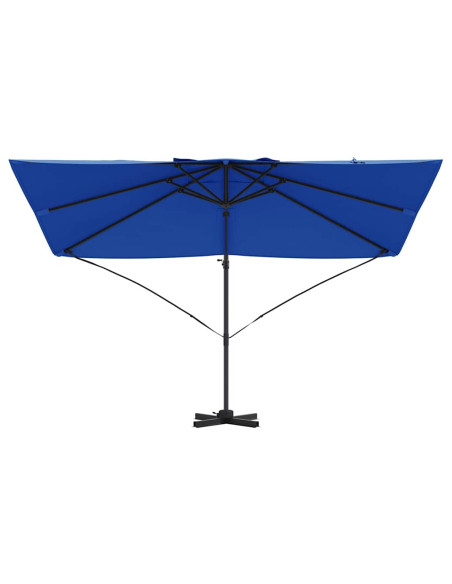 Ombrellone Azzurro 351 x 250 x 260 cm Poliestere e Alluminio