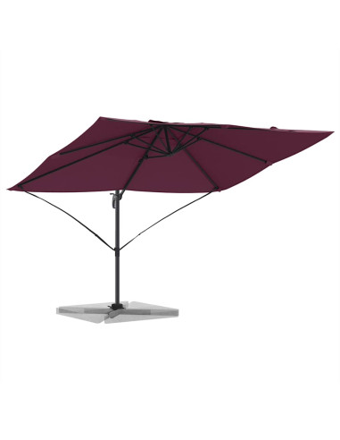 Ombrellone Rosso Bordeaux 351 x 250 x 260 cm