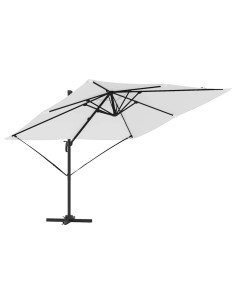 Parasol Roma Beige 286 x 284 x 265 cm Alluminio e Poliestere 2