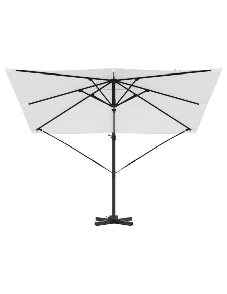 Parasol Roma Beige 286 x 284 x 265 cm Alluminio e Poliestere