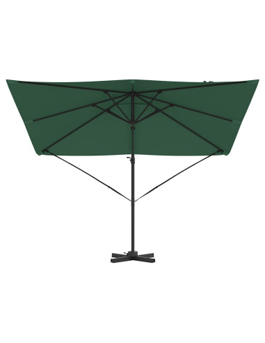 Parasol Roma Verde 286 x 284 x 265 cm Alluminio e Poliestere