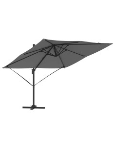 Parasol Roma Antracite 286 x 284 x 265 cm 2