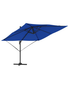 Parasol Roma Blu 286 x 284 x 265 cm Alluminio e Poliestere 2
